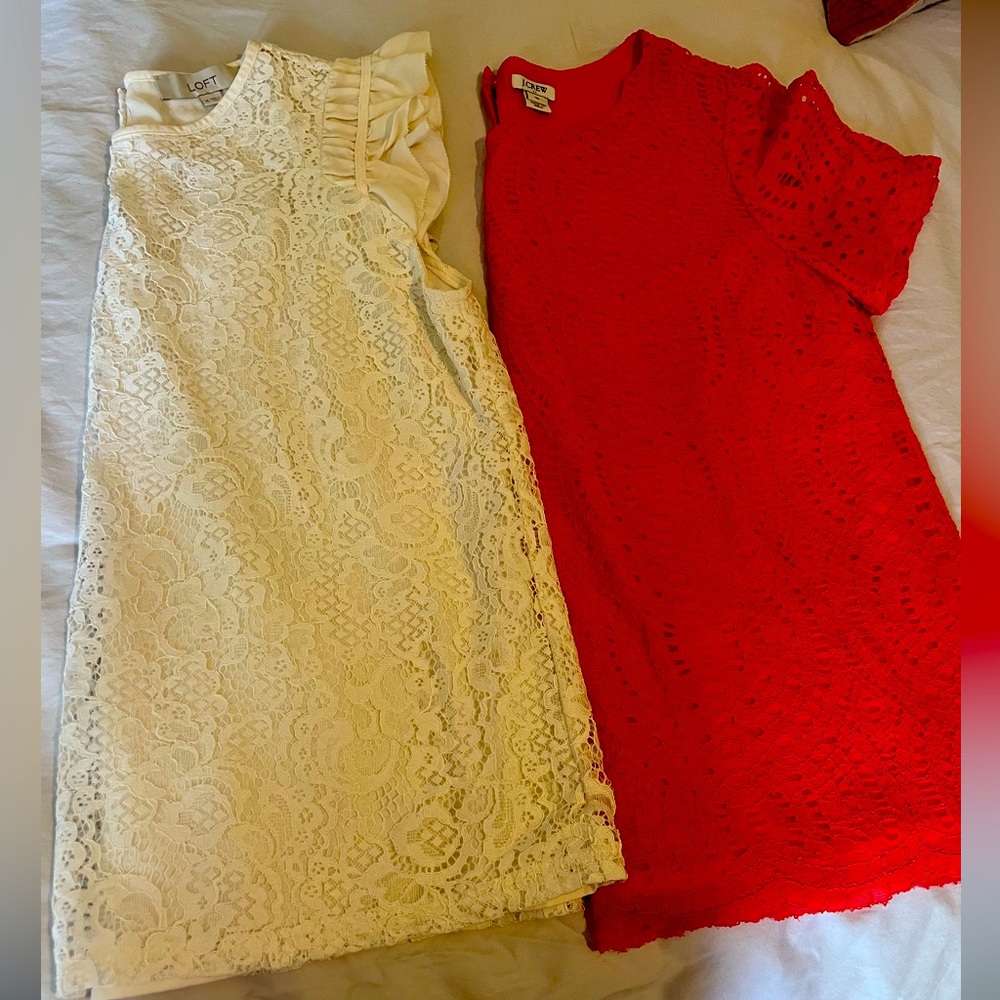 JCrew Lot of two dress blouses.